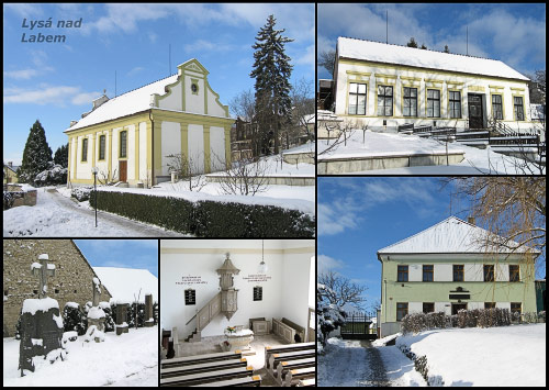 Lys nad Labem zimn pohled